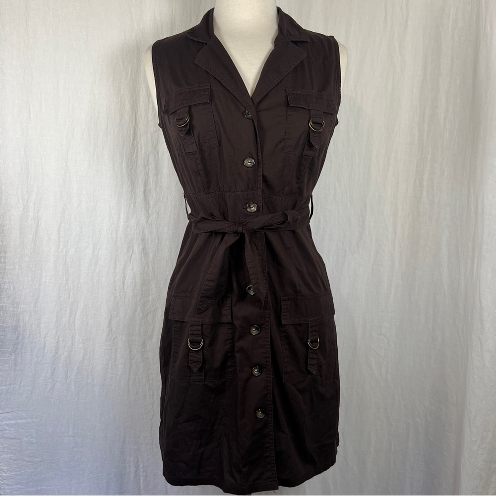BCX Sleeveless Cargo Mini Dress